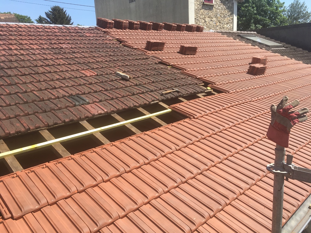 Rénovation de toiture à Franconville